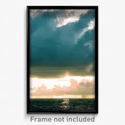 Pixel Art Poster - Cloudy Berth (8 Bit Psychedelic Trippy Video Game Print)