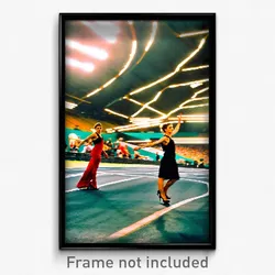 Pixel Art Poster - Glamorous Track (8 Bit Psychedelic Trippy Video Game Print)