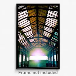 Pixel Art Poster - Grand Roof (8 Bit Psychedelic Trippy Weird Video Game Print)