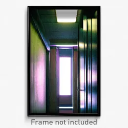 Pixel Art Poster - Muted Storage Room (8 Bit Psychedelic Video Game Print)