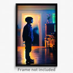 Pixel Art Poster - Familiar Home (8 Bit Psychedelic Trippy Video Game Print)