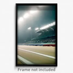 Pixel Art Poster - Drab Racetrack (8 Bit Psychedelic Trippy Video Game Print)