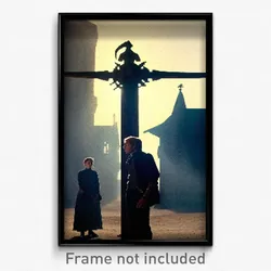 Pixel Art Poster - Frightening Hamlet (8 Bit Psychedelic Video Game Print)