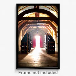 Pixel Art Poster - Imperfect Cellar (8 Bit Psychedelic Trippy Video Game Print)
