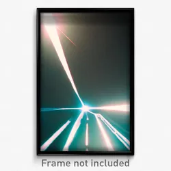 Pixel Art Poster - Sharp Hyperspace (8 Bit Psychedelic Trippy Video Game Print)