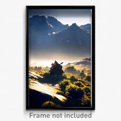 Pixel Art Poster - Valuable Wilderness (8 Bit Psychedelic Video Game Print)