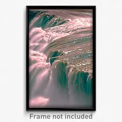 Pixel Art Poster - Humongous Runoff (8 Bit Psychedelic Trippy Video Game Print)