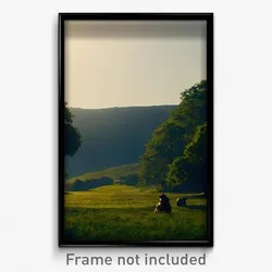 Pixel Art Poster - Mellow Downland (8 Bit Psychedelic Trippy Video Game Print)