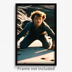 Pixel Art Poster - Outlandish Firth (8 Bit Psychedelic Trippy Video Game Print)