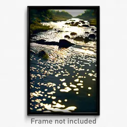 Pixel Art Poster - Rundown Creek (8 Bit Psychedelic Trippy Video Game Print)