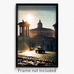 Pixel Art Poster - Extra Large Rome (8 Bit Psychedelic Trippy Video Game Print)