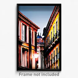 Pixel Art Poster - Uncommon Italian Architecture (8 Bit Video Game Print)