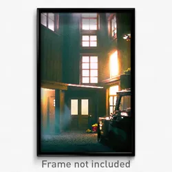 Pixel Art Poster - Noted Safehouse (8 Bit Psychedelic Trippy Video Game Print)