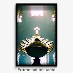 Pixel Art Poster - Homely Ossuary (8 Bit Psychedelic Trippy Video Game Print)
