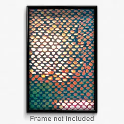 Pixel Art Poster - Creative Tile (8 Bit Psychedelic Trippy Video Game Print)