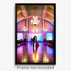 Pixel Art Poster - Lovely Ballroom (8 Bit Psychedelic Trippy Video Game Print)
