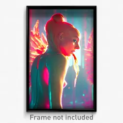Pixel Art Poster - Rosy Vein (8 Bit Psychedelic Trippy Weird Video Game Print)