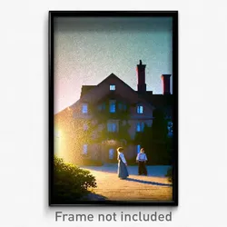 Pixel Art Poster - Unknown Manse (8 Bit Psychedelic Trippy Video Game Print)