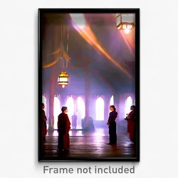 Pixel Art Poster - Superb Nunnery (8 Bit Psychedelic Trippy Video Game Print)