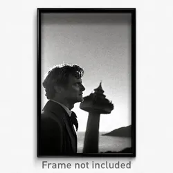 Pixel Art Poster - Colorless Firth (8 Bit Psychedelic Trippy Video Game Print)