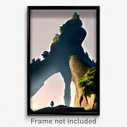 Pixel Art Poster - Immaculate Rift (8 Bit Psychedelic Trippy Video Game Print)