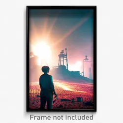 Pixel Art Poster - Rare Mine (8 Bit Psychedelic Trippy Weird Video Game Print)