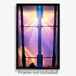 Pixel Art Poster - Incredible Gallows (8 Bit Psychedelic Video Game Print)