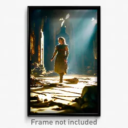 Pixel Art Poster - Worldly Remains (8 Bit Psychedelic Trippy Video Game Print)