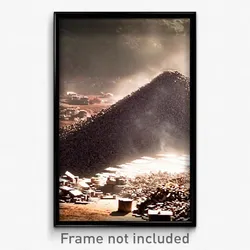 Pixel Art Poster - Enormous Dump (8 Bit Psychedelic Trippy Video Game Print)