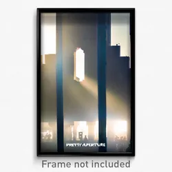Pixel Art Poster - Pretty Aperture (8 Bit Psychedelic Trippy Video Game Print)