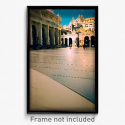 Pixel Art Poster - Superb Plaza (8 Bit Psychedelic Trippy Video Game Print)