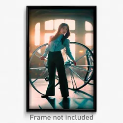 Pixel Art Poster - Large Wheels (8 Bit Psychedelic Trippy Video Game Print)