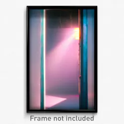 Pixel Art Poster - Negligible Wall (8 Bit Psychedelic Trippy Video Game Print)
