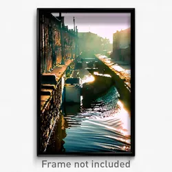 Pixel Art Poster - Worn Canal (8 Bit Psychedelic Trippy Weird Video Game Print)