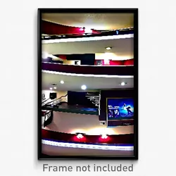 Pixel Art Poster - Memorable Home Theatre (8 Bit Psychedelic Video Game Print)