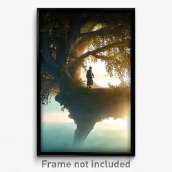 Pixel Art Poster - Outstanding Vale (8 Bit Psychedelic Trippy Video Game Print)