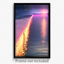 Pixel Art Poster - Brisk Flood (8 Bit Psychedelic Trippy Weird Video Game Print)