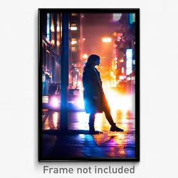 Pixel Art Poster - Urban Turn (8 Bit Psychedelic Trippy Weird Video Game Print)