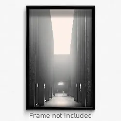 Pixel Art Poster - Colorless Meeting Place (8 Bit Psychedelic Video Game Print)