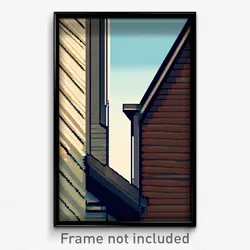 Pixel Art Poster - Fantastic Gutter (8 Bit Psychedelic Trippy Video Game Print)