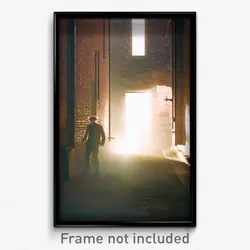 Pixel Art Poster - Dim Brickyard (8 Bit Psychedelic Trippy Video Game Print)