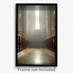 Pixel Art Poster - Spotless Rectory (8 Bit Psychedelic Trippy Video Game Print)