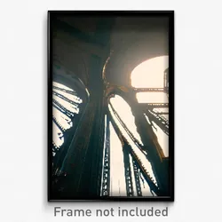 Pixel Art Poster - Old Fashioned Heights (8 Bit Psychedelic Video Game Print)
