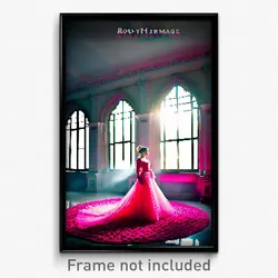Pixel Art Poster - Rosy Hermitage (8 Bit Psychedelic Trippy Video Game Print)