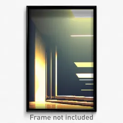 Pixel Art Poster - Flat Repository (8 Bit Psychedelic Trippy Video Game Print)