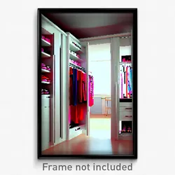 Pixel Art Poster - Sweet Closet (8 Bit Psychedelic Trippy Video Game Print)