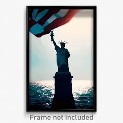 Pixel Art Poster - Impeccable Independence Day (8 Bit Video Game Print)