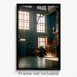 Pixel Art Poster - Nautical Parsonage (8 Bit Psychedelic Video Game Print)
