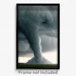 Pixel Art Poster - Gray Tornado (8 Bit Psychedelic Trippy Video Game Print)