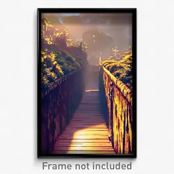 Pixel Art Poster - Velvety Dike (8 Bit Psychedelic Trippy Video Game Print)